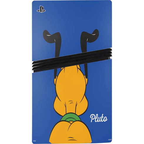Disney Friends Pluto Backwards PS5 Pro Bundle Skin